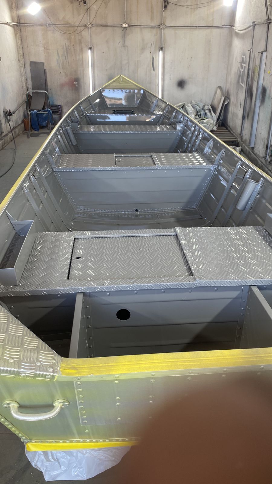 Barco pronto para entrega